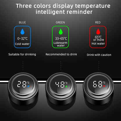 Intelligent Stainless Steel Thermos Temperature Display Smart