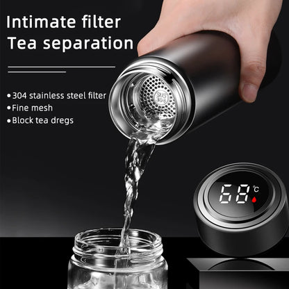 Intelligent Stainless Steel Thermos Temperature Display Smart