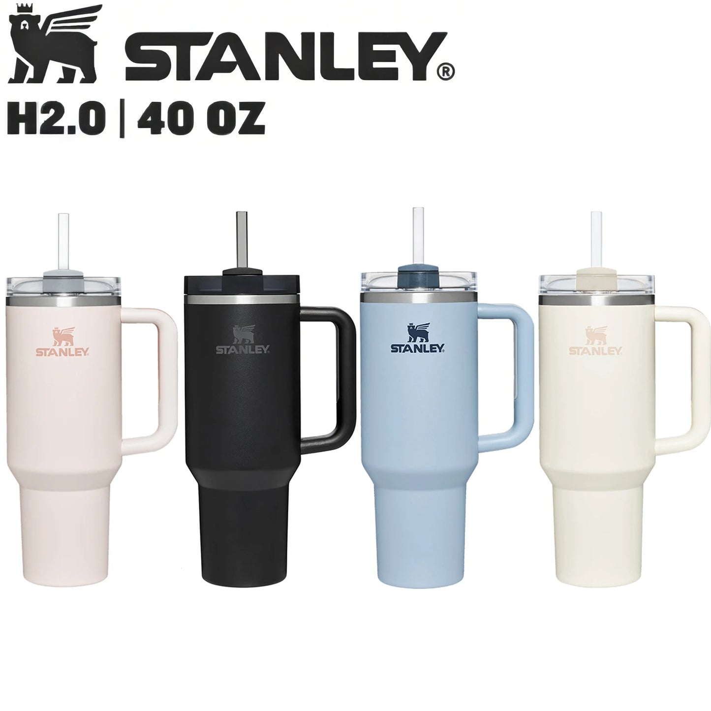 Stanely 40 oz Tumbler with Handle Lid